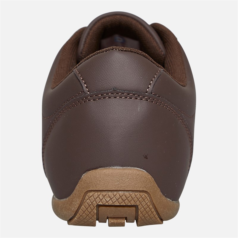 Lambretta Mens Euro Trainers Chocolate