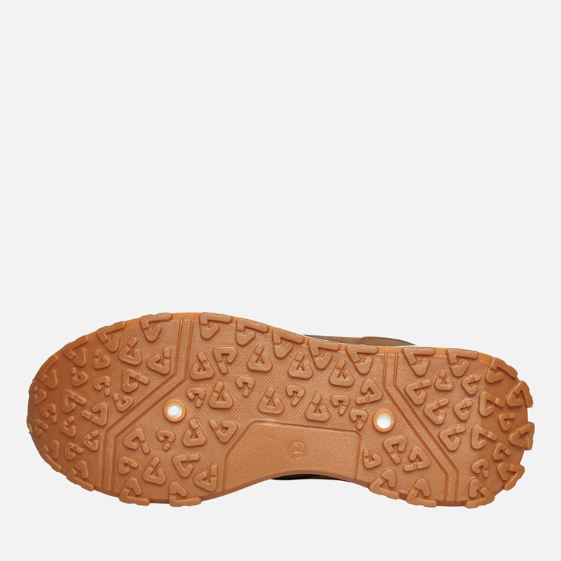 Lambretta Mens Echo 2 Trainers Tan/Choc