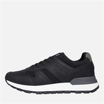 Lambretta Mens Echo 2 Trainers Black/Charcoal