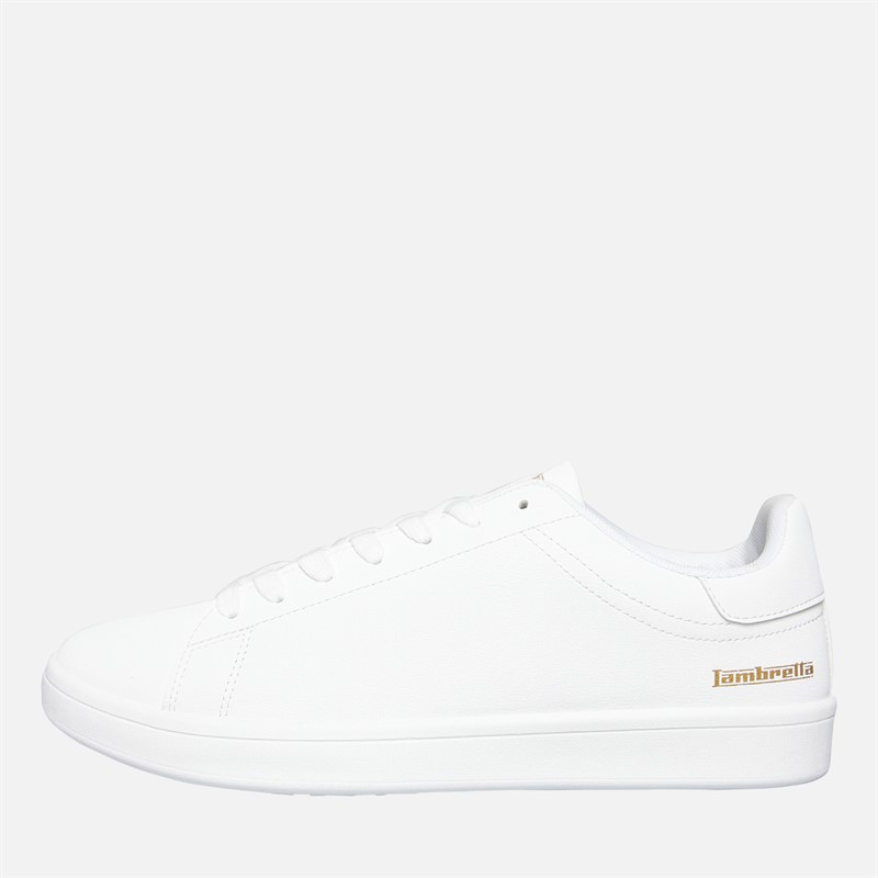 Lambretta Mens Parlour Trainers White
