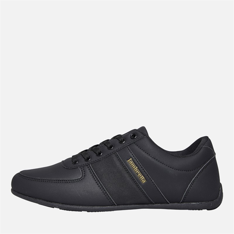 Lambretta Mens Euro Trainers Black