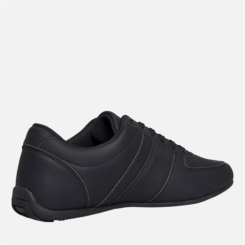 Lambretta Mens Euro Trainers Black
