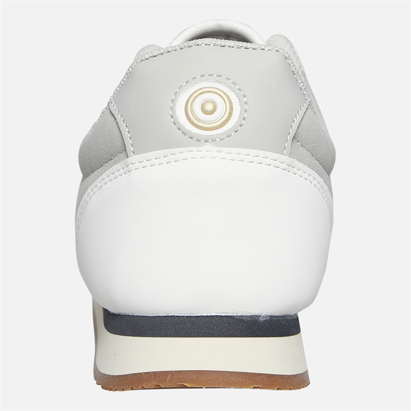 Lambretta Mens Diego Trainers White/Grey