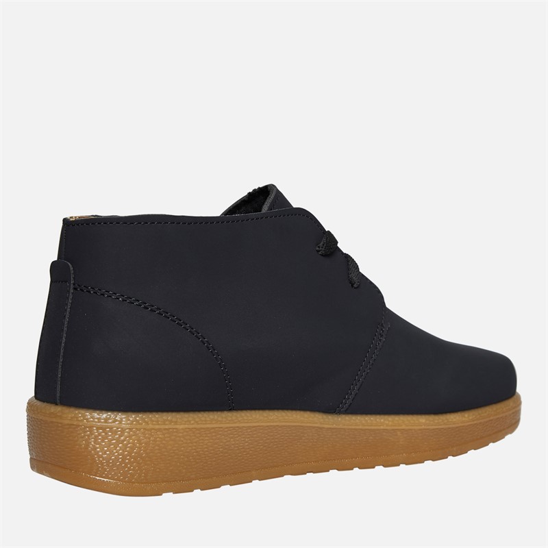 Lambretta Mens Rolando Chukka Boots Black