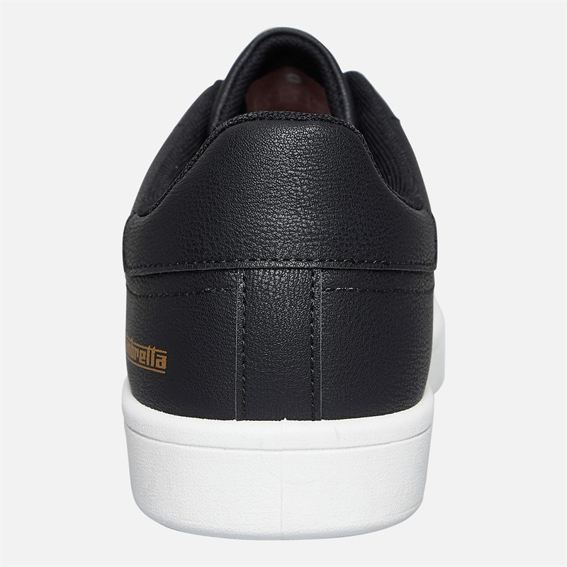 Lambretta Mens Parlour Trainers Black