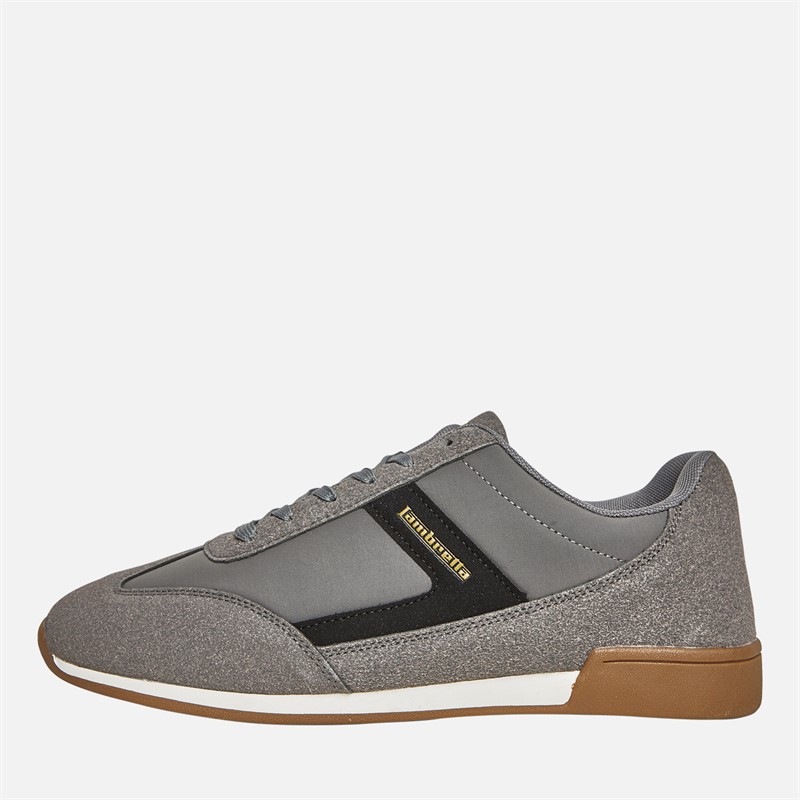 Lambretta Mens Panther Trainers I10 Charcoal - Size 11