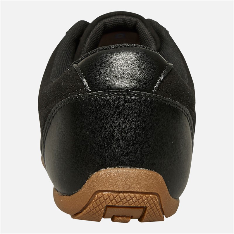 Lambretta Mens Euro Trainers I02 Black/Gum