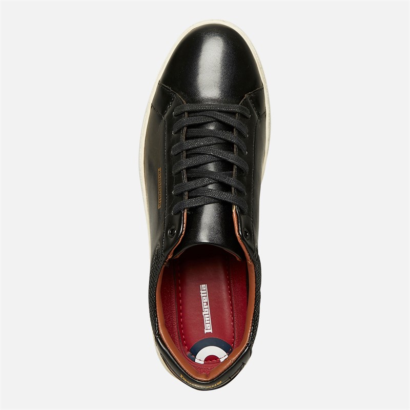 Lambretta Mens Robbie Trainers P02 Black