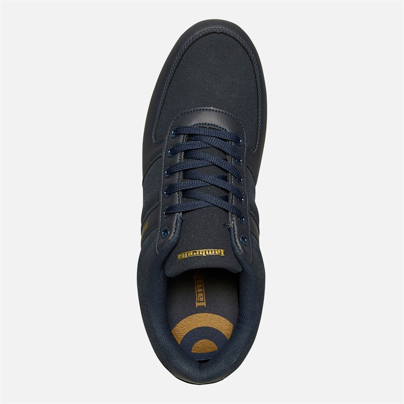 Lambretta Mens Euro Trainers I13 Navy/Gum