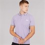Lambretta Mens Triple Tipped Polo Dusk White/Navy/Cream
