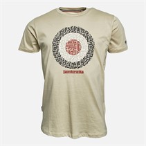 Lambretta Mens Geo Target T-Shirt Stone