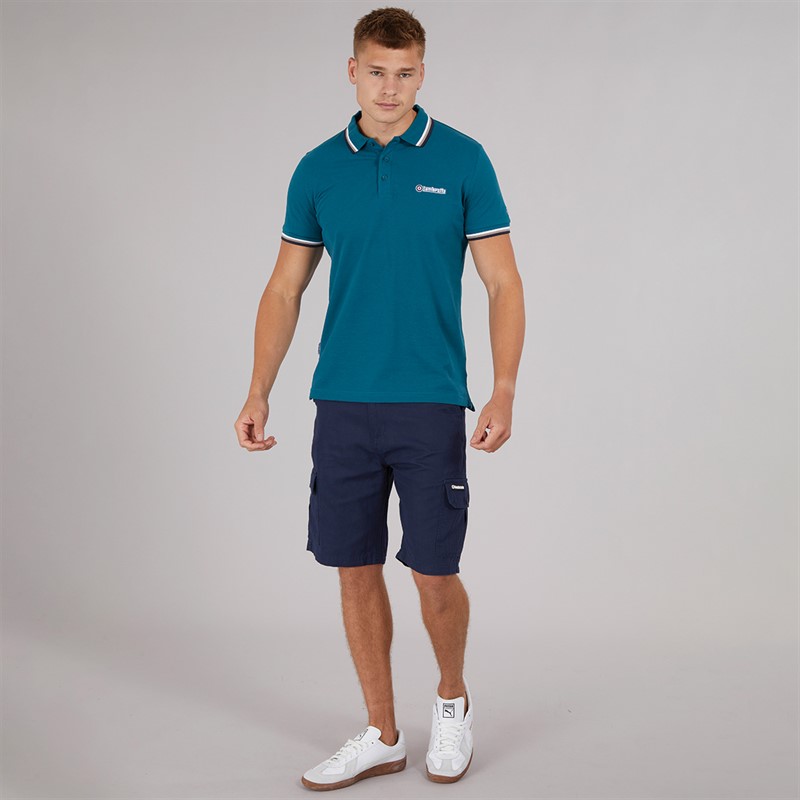 Lambretta Mens Cargo Shorts Navy