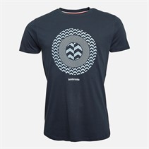 Lambretta Mens Chevron Target T-Shirt Navy