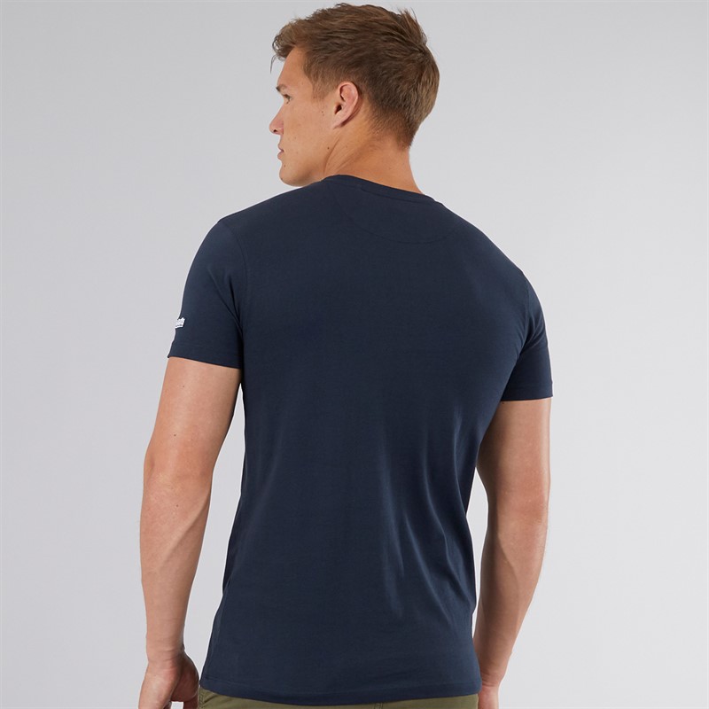 Lambretta Mens Chevron Target T-Shirt Navy