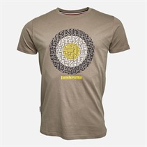 Lambretta Mens Geo Target T-Shirt Cinder