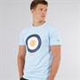 Lambretta Mens Target T-Shirt Clear Sky