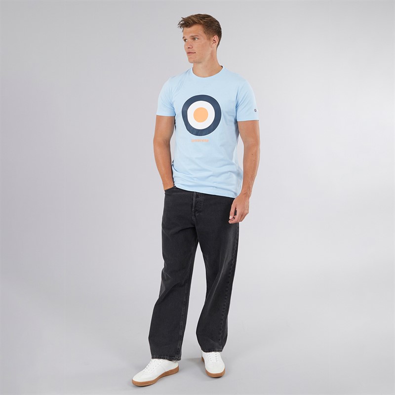 Lambretta Mens Target T-Shirt Clear Sky
