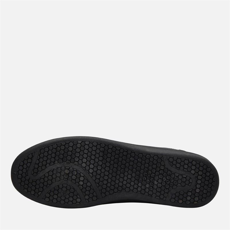 Lambretta Mens Pinball 2 Trainers Black W/Black Sole Black W/Blk Sole