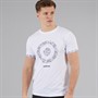 Lambretta Mens Paisley Target T-Shirt White