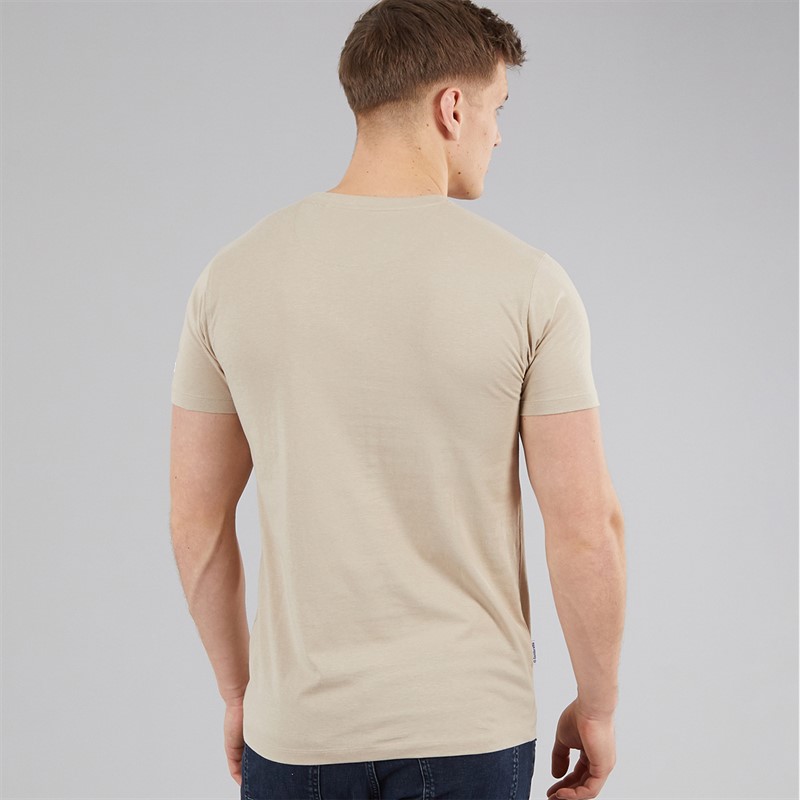 Lambretta Mens Target T-Shirt Stone