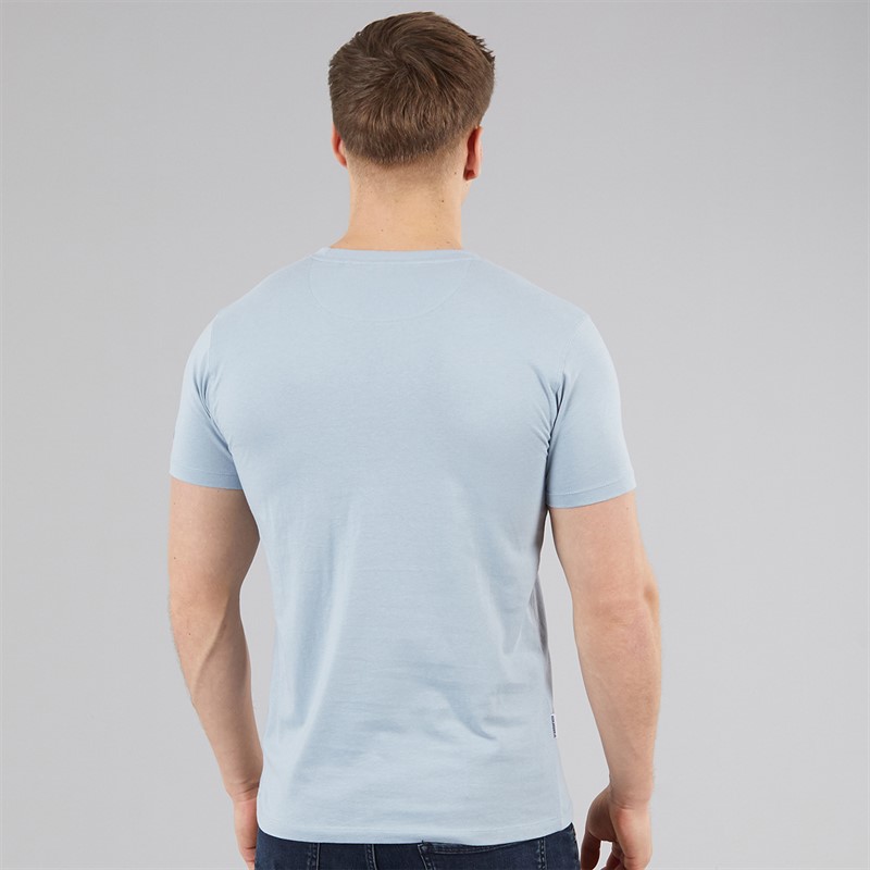 Lambretta Mens Geo Target T-Shirt Dusky Blue