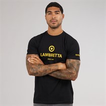 Lambretta Mens Brand Target T-Shirt Black