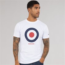 Lambretta Mens Target T-Shirt White