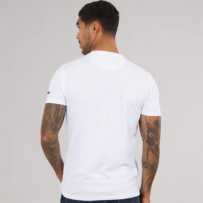 Lambretta Mens Target T-Shirt White
