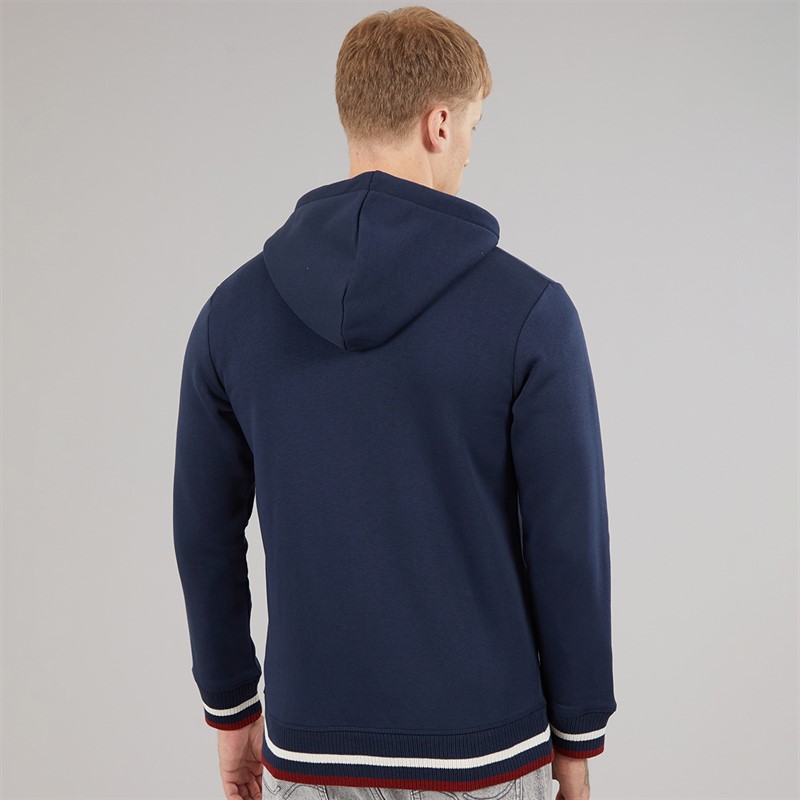 Lambretta Mens Hoodie Navy/Jet Stream/Red