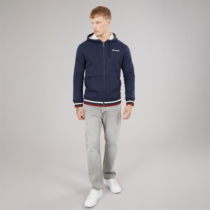 Lambretta Mens Hoodie Navy/Jet Stream/Red