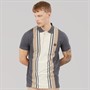 Lambretta Mens Classic Stripe Polo Shirt Iron
