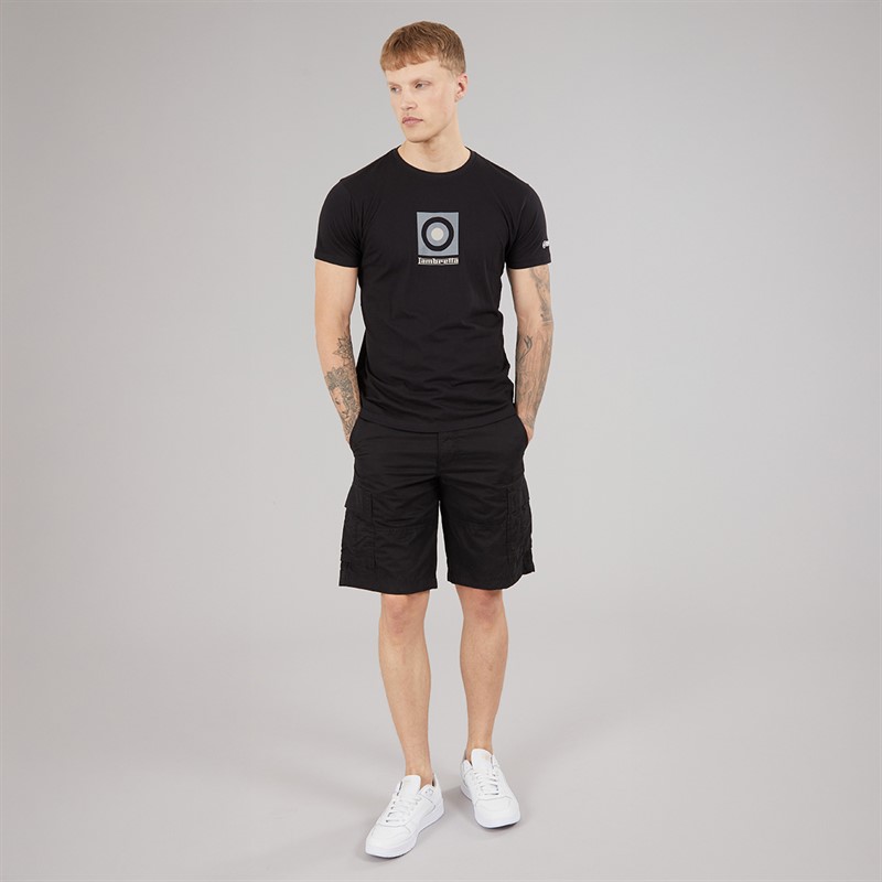 Lambretta Mens Target Box T-Shirt Black
