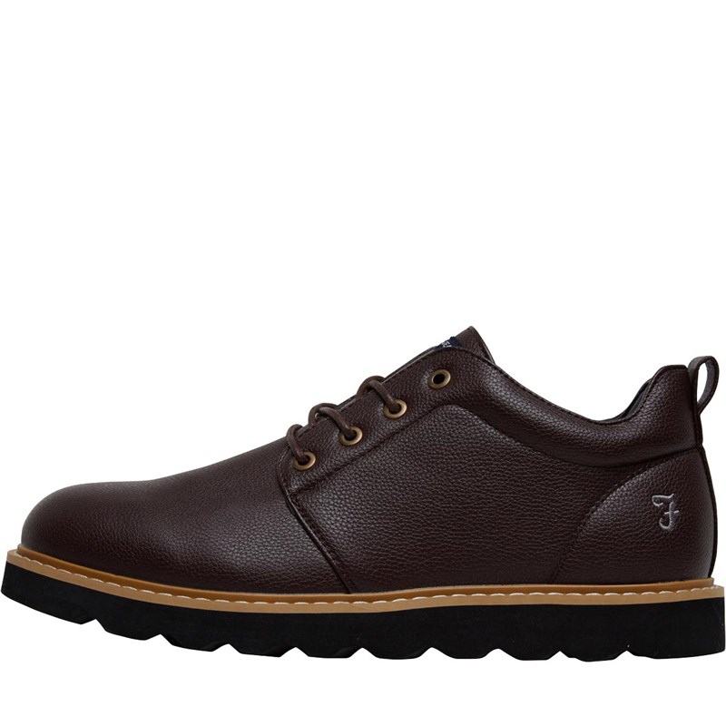Buy FARAH Mens Mack Shoes Choc
