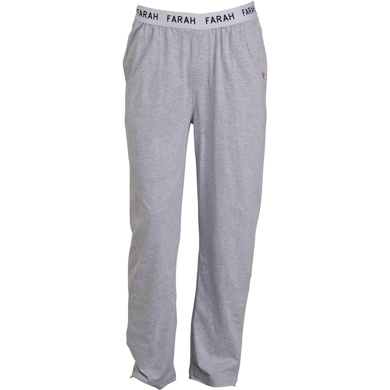 FARAH Mens Gresham Lounge Pants Grey Marl