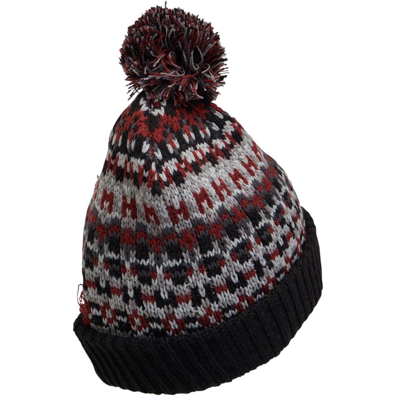 Buy Farah Mens Lyra Bobble Beanie Hat Black