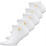 Farah Chaussettes de sport Homme Urmston Five Pack - Blanc