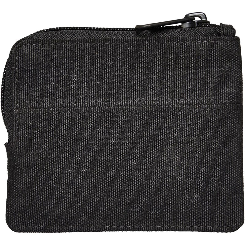 Buy FARAH Mens Newton Cotton Canvas Zip Wallet Black