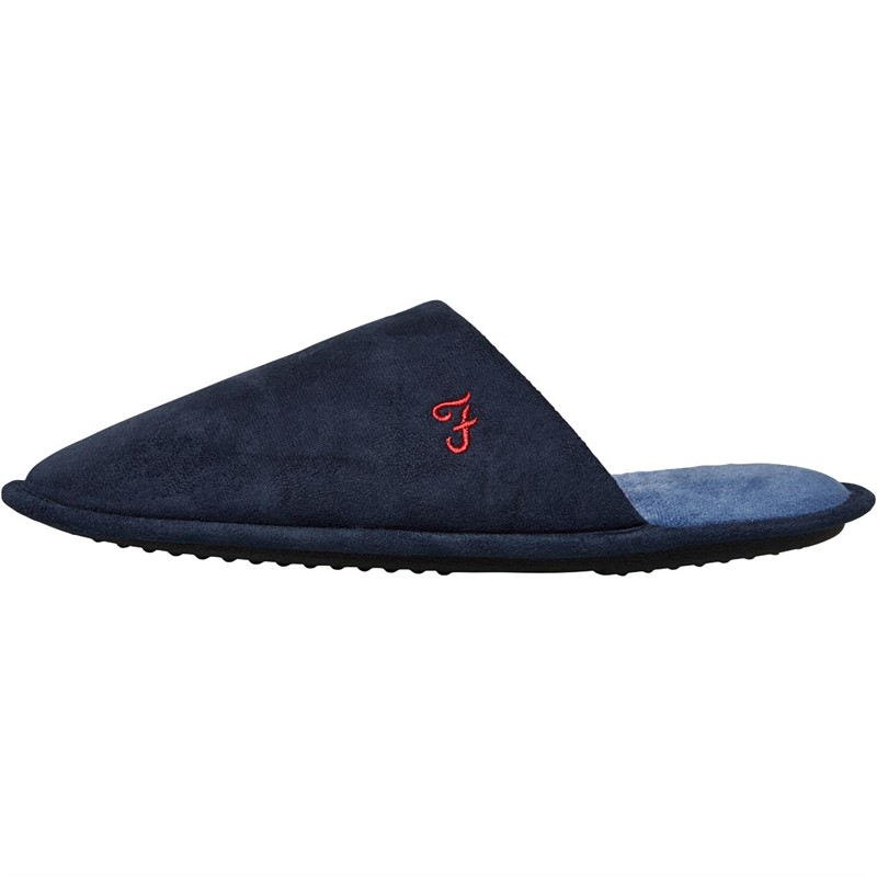 Buy Farah Mens Cullinan 2 Mule Slippers Navy