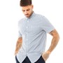 Farah Chemises à Manches Courtes Ritchie Textured Homme Bleu Carreaux