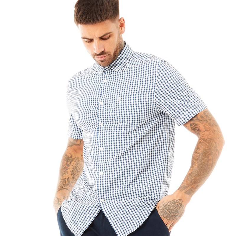 Chemise à Carreaux Manches Courtes Pour Garçon - Tendance, Décontractée - Tissu Polyester - Toutes Saisons