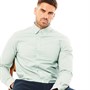 FARAH Mens Drayton Long Sleeve Shirt Pastel Green