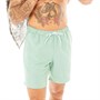 FARAH Mens Doylan Plain Swim Shorts Nile Green