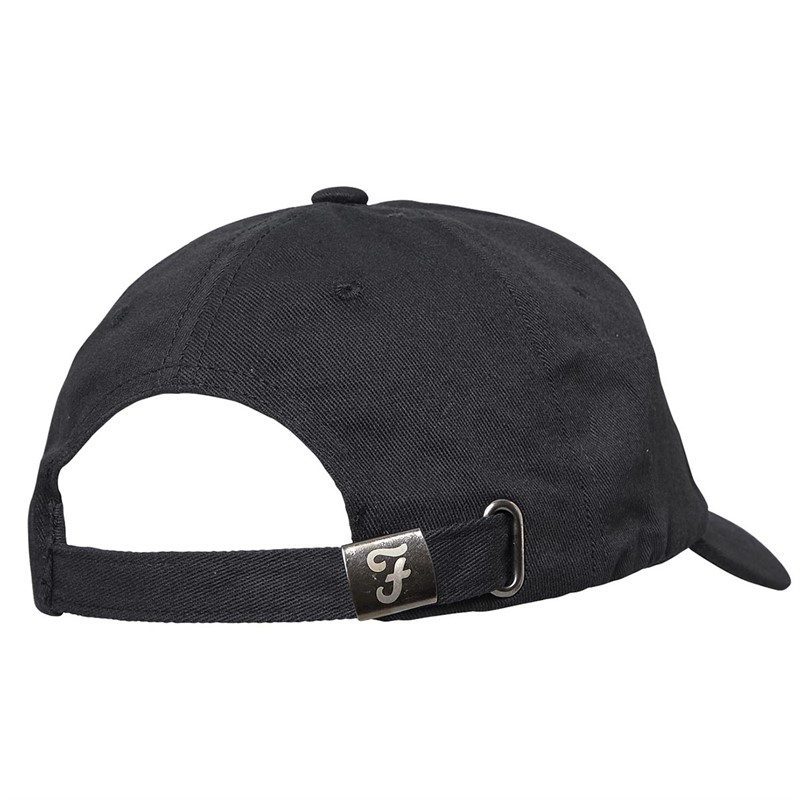 Farah Mens Conford Six Panel Cap Black