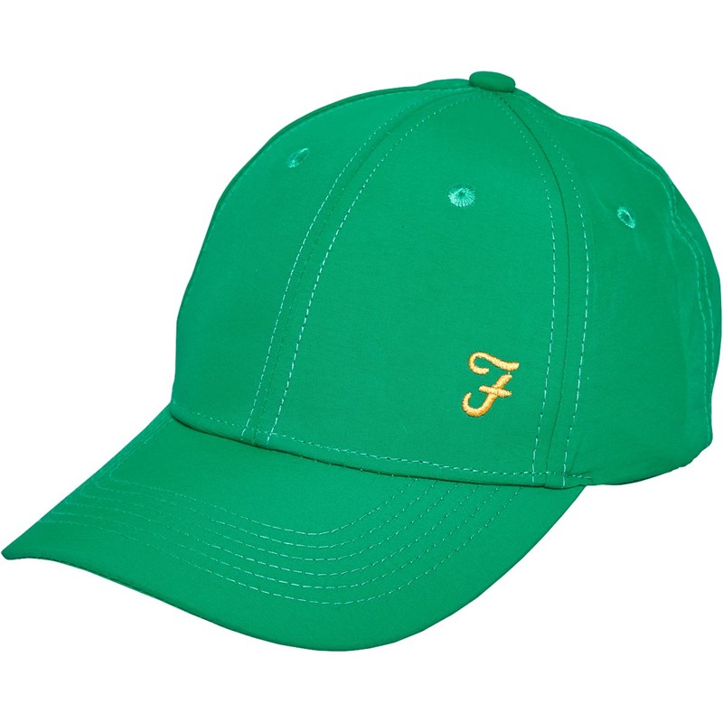 Buy Farah Mens Finkley Crinkle Nylon Cap Moss Green