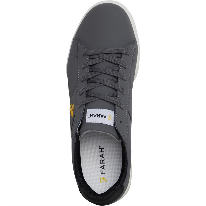 Farah Mens Wyatt Trainers Grey