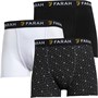 Farah Mens Corban Three Pack Boxers Black Pattern/White/Black