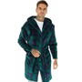 Farah Mens Kiblin Robe Navy/Dark Green/Black/Gold Check
