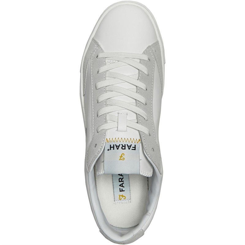 Farah Mens Kody Cupsole Trainers White
