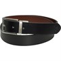 Farah Mens Chorton Reversible Split Leather Belt Black/Tan
