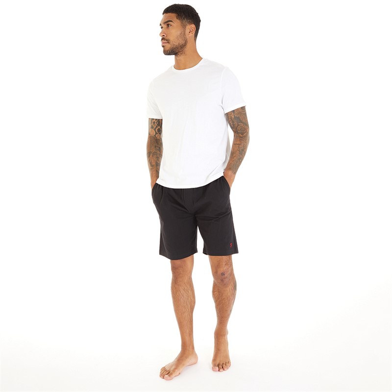 Farah Mens Kielder Lounge Shorts Black